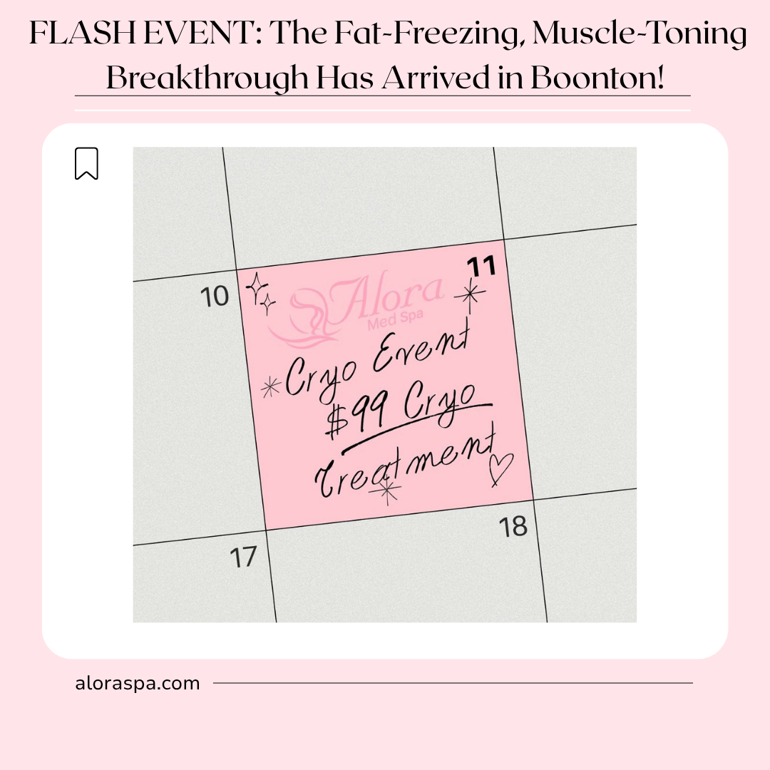 FLASH EVENT: The Fat-Freezing, Muscle-Toning Breakthrough Has Arrived in Boonton!