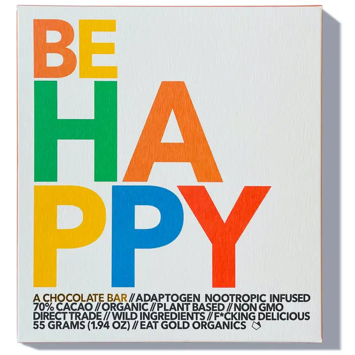 Be Happy A Potent, Functional & Delicious Chocolate Bar